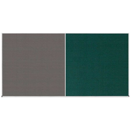 United Visual Products Enclosed Corkboard, 1 Door, 24"x36", 4" Fra UV3415-GOLD-SURF